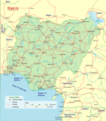 Nigeria Detailed Map