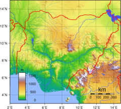 Nigeria Topography