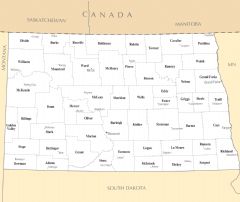 North Dakota Cities And Towns