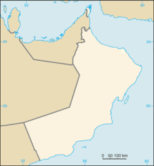 Oman Map Blank