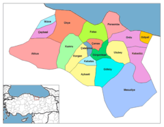 Ordu Districts