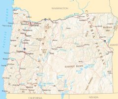 Oregon Reference Map