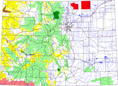 Pawnee National Grassland Location In Colorado