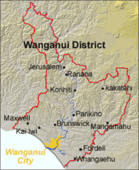 Position of Wanganui District