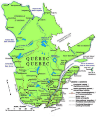 Quebec Map