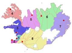 Regions of Iceland