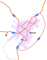 Reseau Routier Erevan