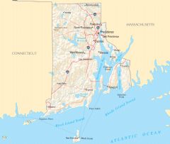 Rhode Island Reference Map