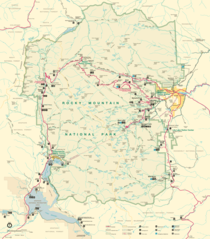 Rocky Mountain National Park Map