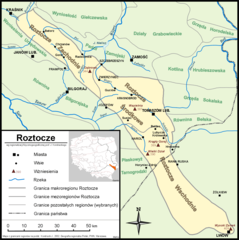 Roztocze Map