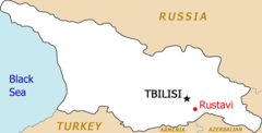 Rustavi Locator Map