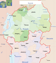 Rwanda Political Map