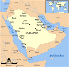 Saudi Arabia Map