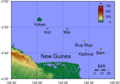 Schouten Islands (png) Topography