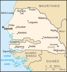 Senegal Carte