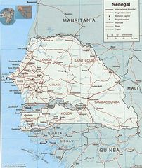 Senegal Map