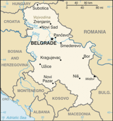 Serbia Map 1