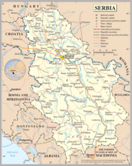 Serbia Map