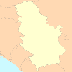 Serbia Map Blank