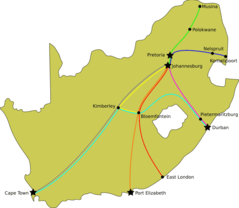 Shosholoza Meyl Routes