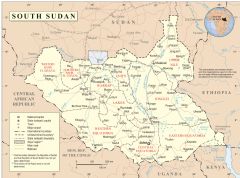 South Sudan Map 2012