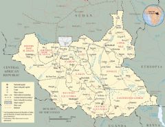 South Sudan Map