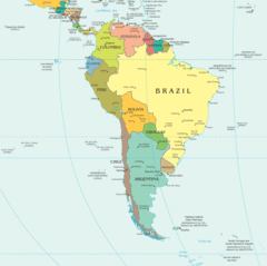 South America Political Map