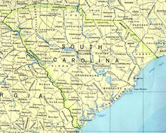 South Carolina Reference Map