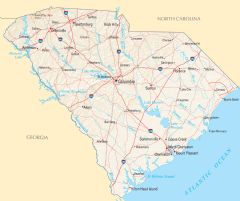 South Carolina Reference Map