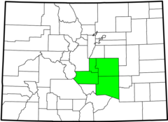 South Central Colorado Urban Area