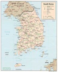 South Korea Political Map