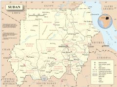 Sudan Map 2012