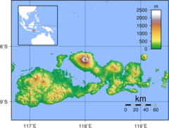 Sumbawa Topography