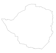 Svg Koort Simbabwe