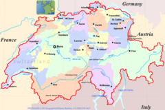 Switzerland Map