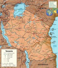 Tanzania Map