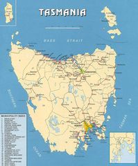 Tasmania Map