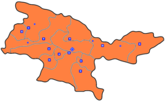 Tehran Province Blank Colored