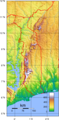 Togo Topography