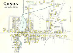 Town of Genoa Map