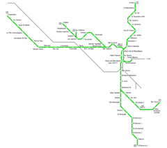 Tunis Metro Map