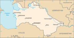 Turkmenistan Map