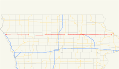 Us 20 Map (iowa)