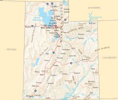 Utah Reference Map