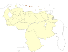 Venezuela Federal Dependences Location