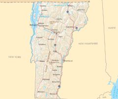 Vermont Reference Map