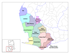 Western Ghana Districts