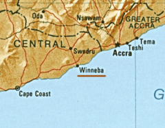 Winneba Location