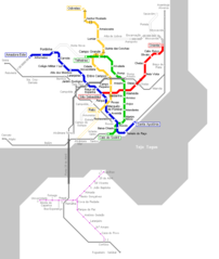 Lisboa Metro Map