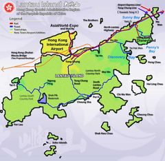 Map Hong Kong Lantau Closer